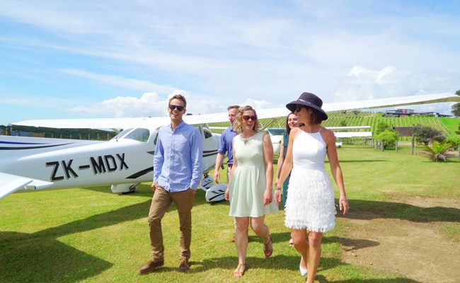 Waiheke Island Sea, land plane - Fullers360