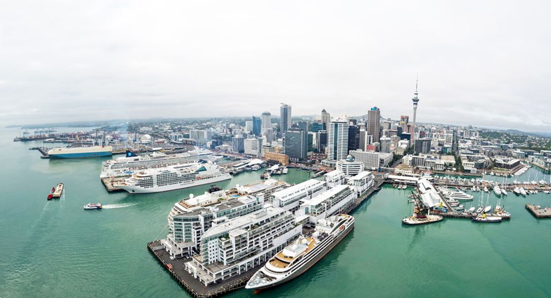 cruise ships auckland port