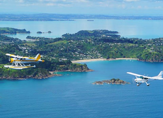 waiheke island flight plane