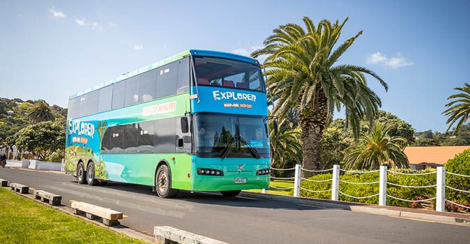 waiheke island hop-on hop-off explorer bus tour